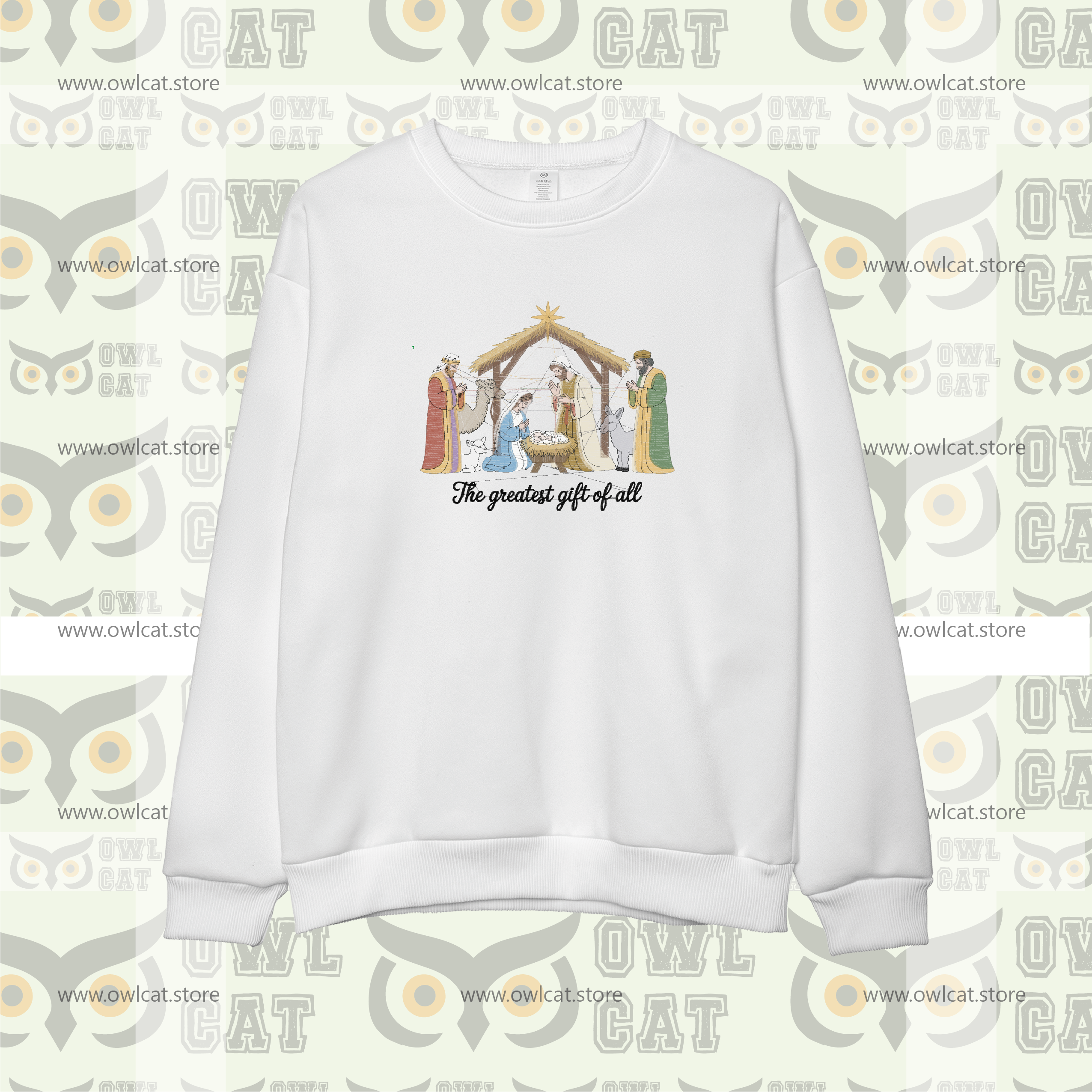 Embroidered Unisex Sweatshirt EU (free shipping)