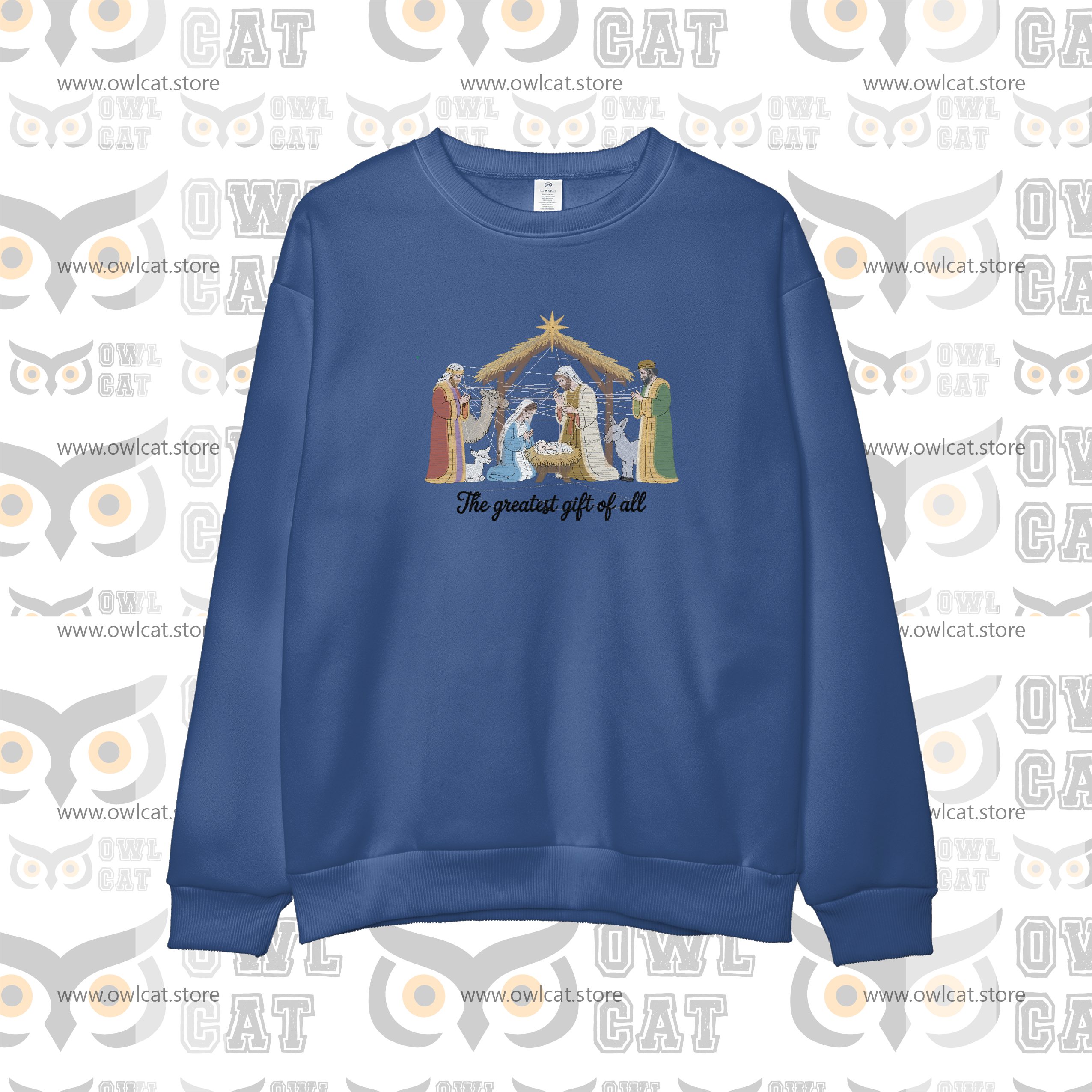 Embroidered Unisex Sweatshirt EU (free shipping)