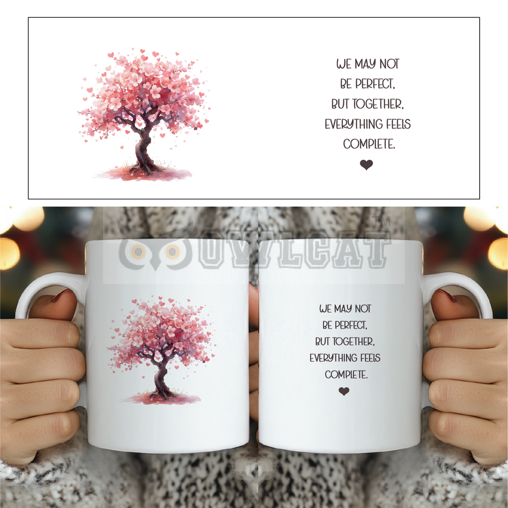 Flower Tree - Ceramic Mug Custom - Free shipping