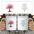 Flower Tree - Ceramic Mug Custom - Free shipping