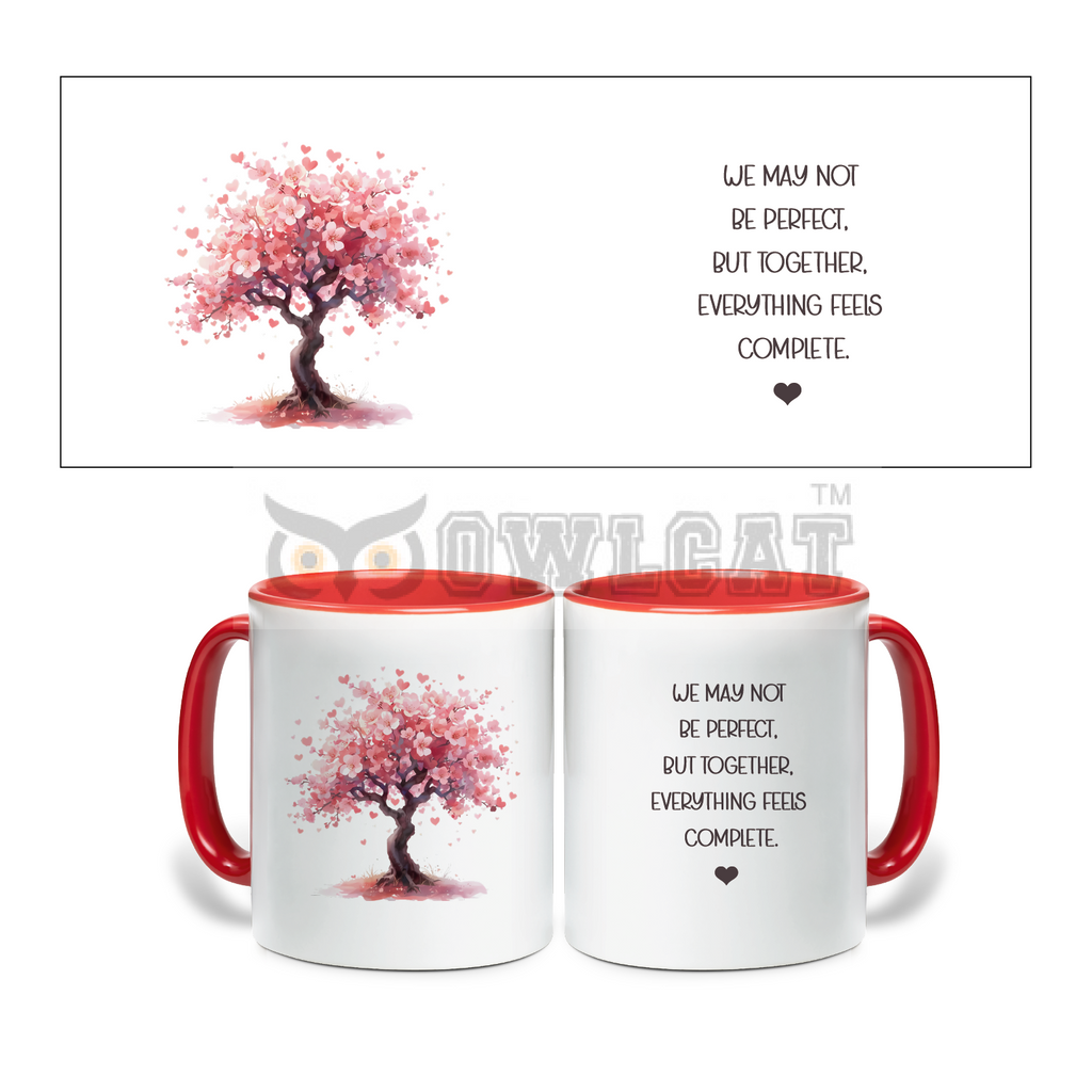 Flower Tree - Ceramic Mug Custom - Free shipping