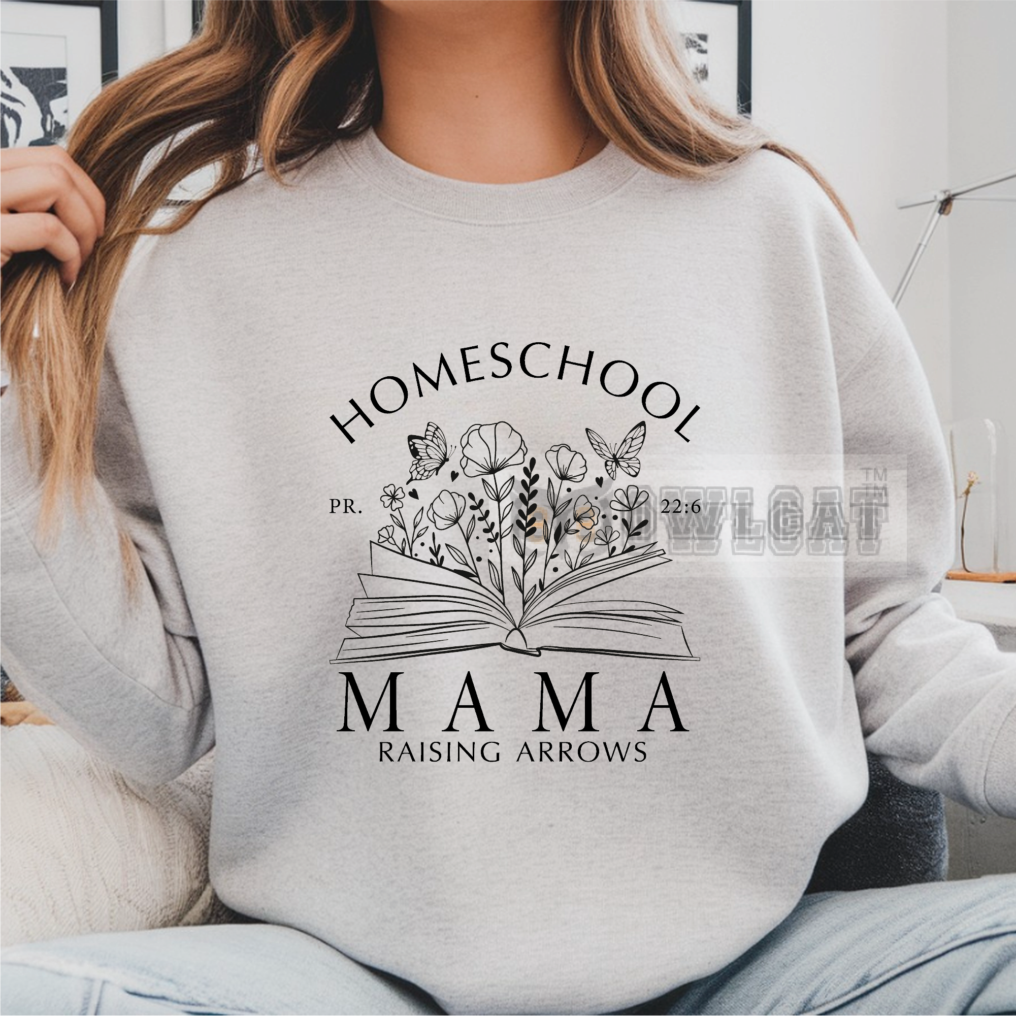 Unisex Crew-neck Sweatshirt MaMa (Made in US)