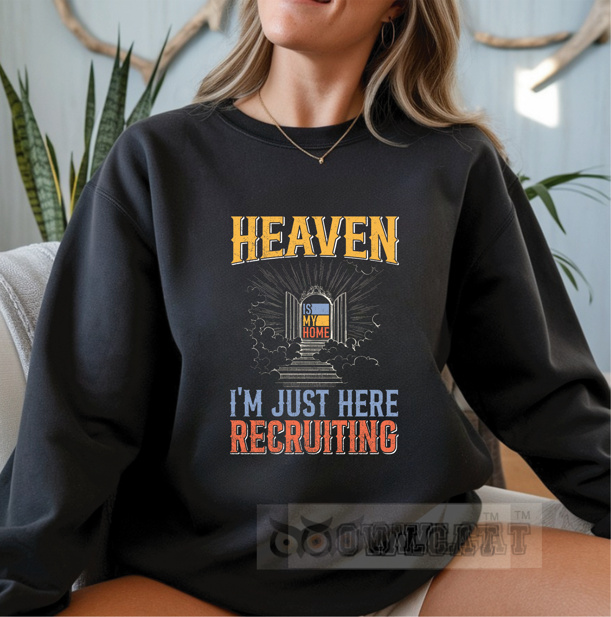 Unisex Crew-neck Sweatshirt about God (Made in US)