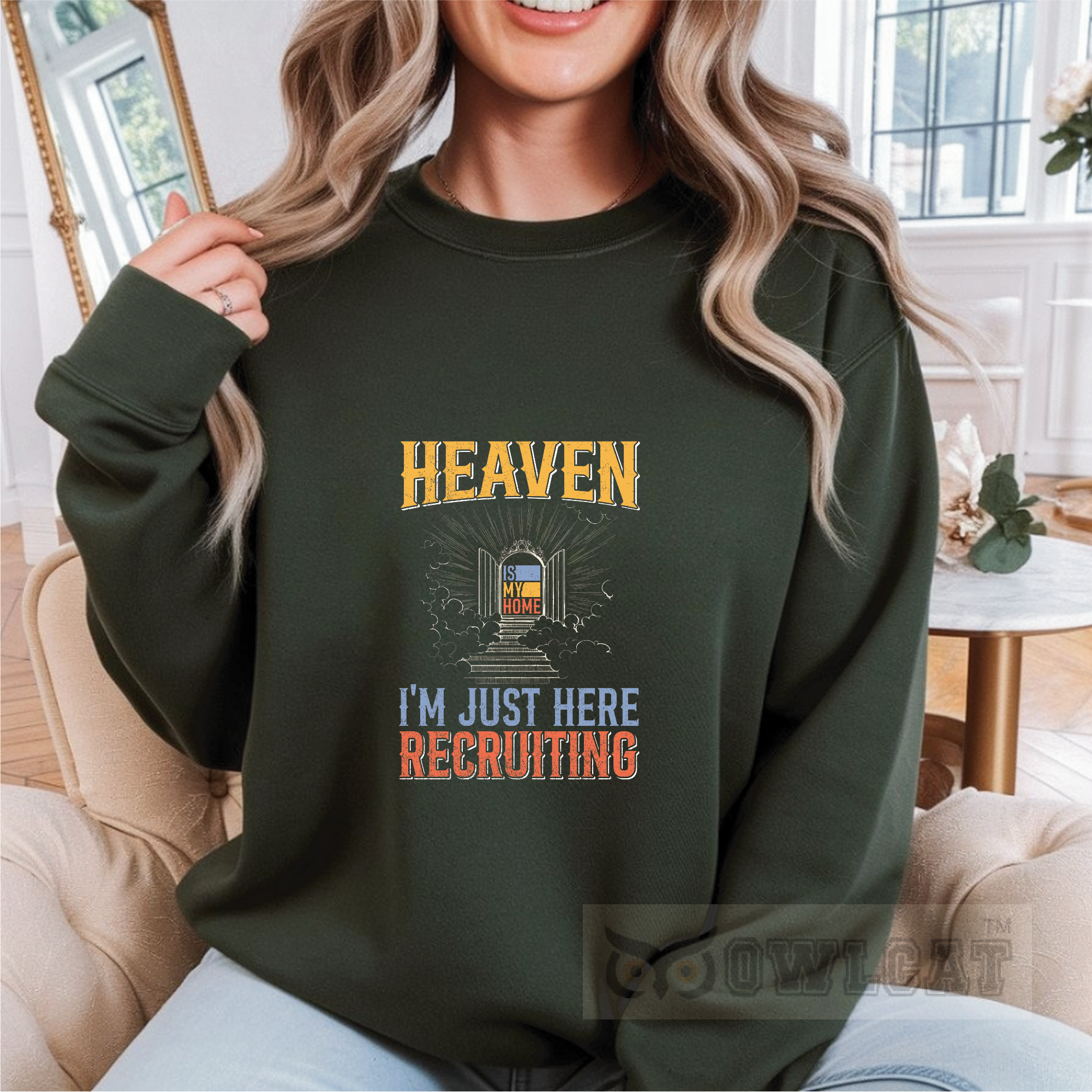 Unisex Crew-neck Sweatshirt about God (Made in US)