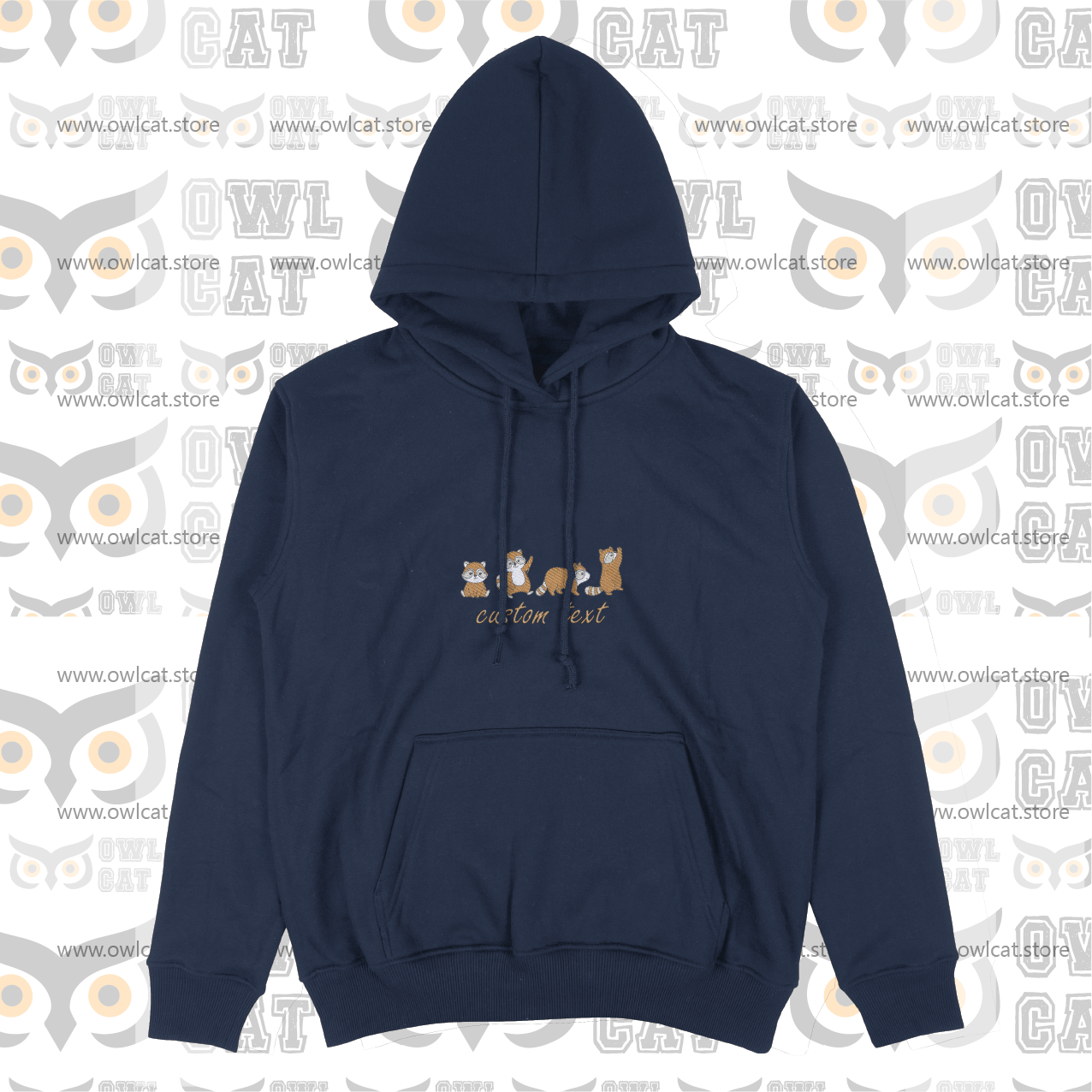 Embroidered Lightweight Unisex Hoodie EU (free shipping)