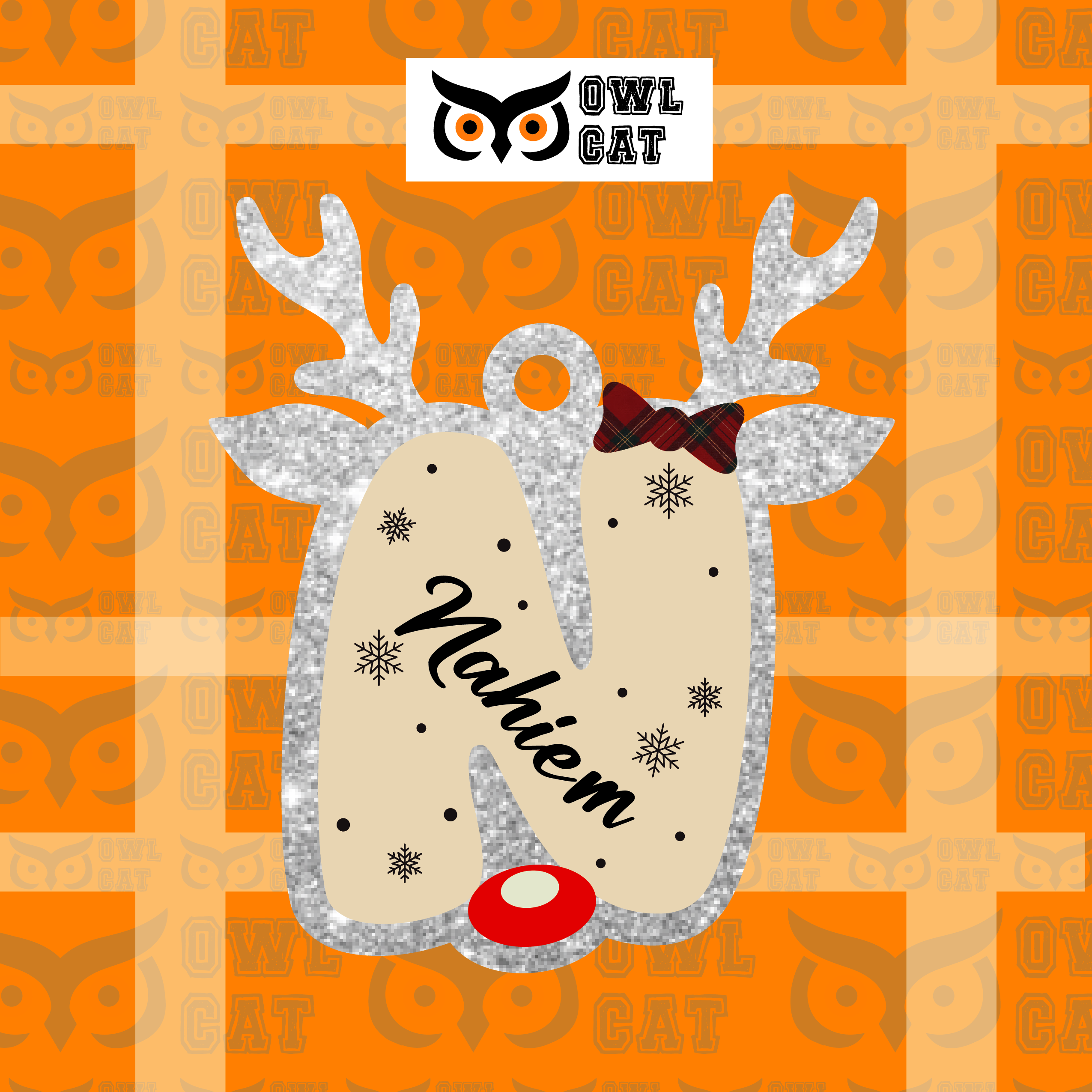 Glitter Wood Ornament (Free shipping)