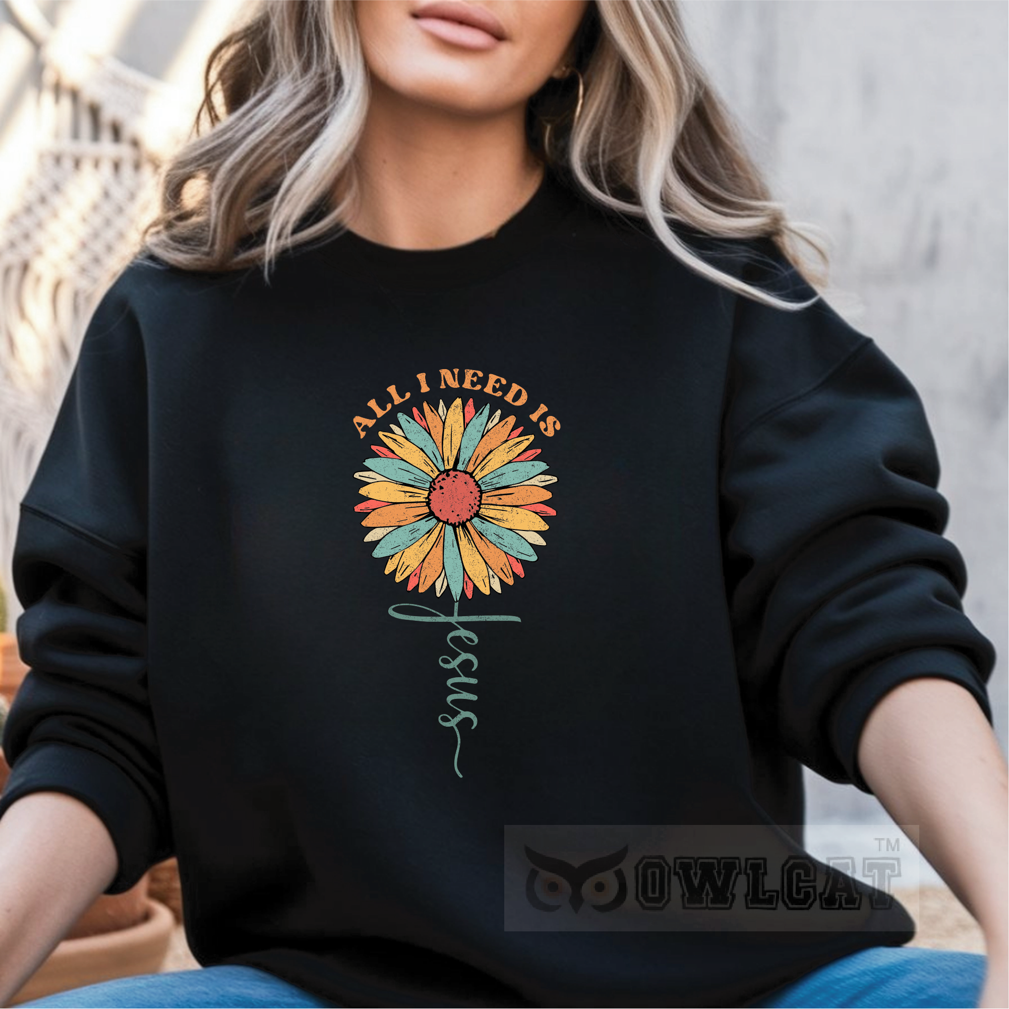 Unisex Crew-neck Sweatshirt about God (Made in US)