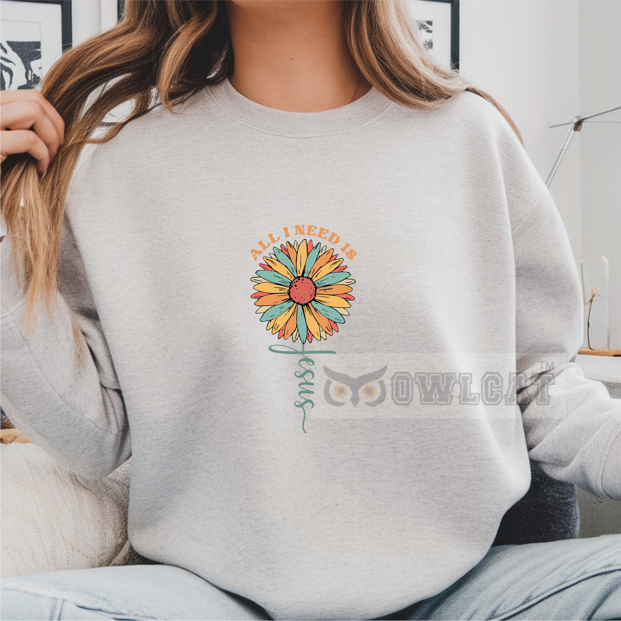 Unisex Crew-neck Sweatshirt about God (Made in US)