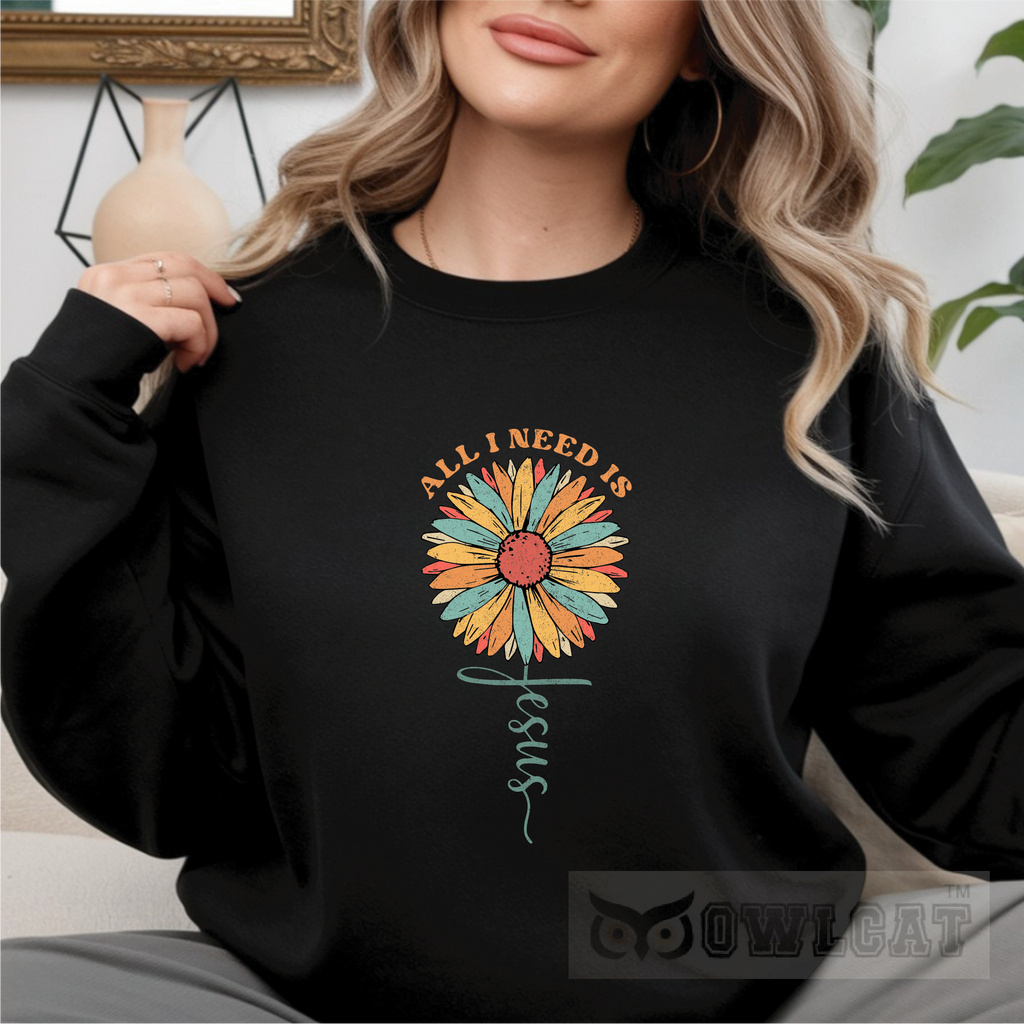 Unisex Crew-neck Sweatshirt about God (Made in US)