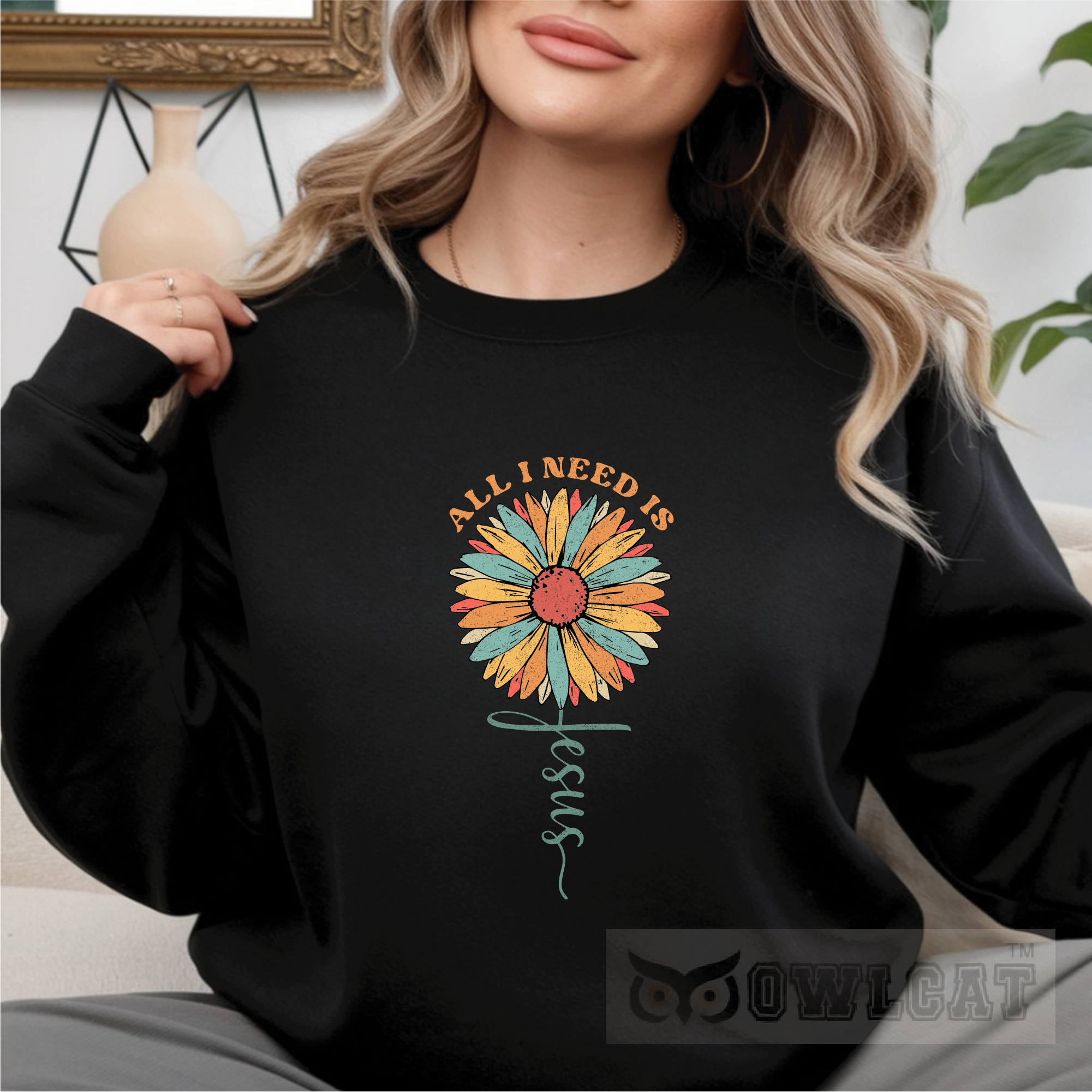 Unisex Crew-neck Sweatshirt about God (Made in US)