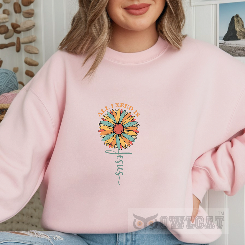 Unisex Crew-neck Sweatshirt about God (Made in US)