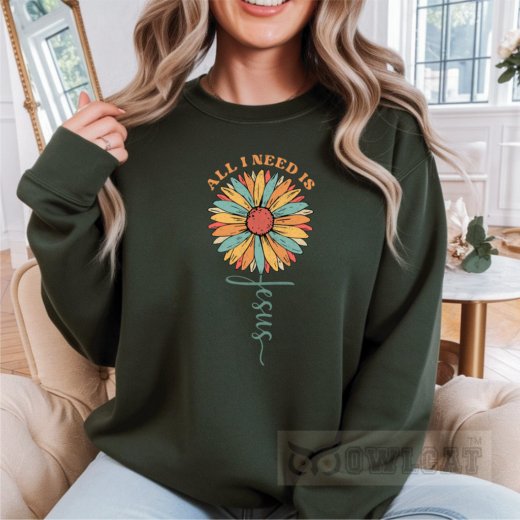 Unisex Crew-neck Sweatshirt about God (Made in US)