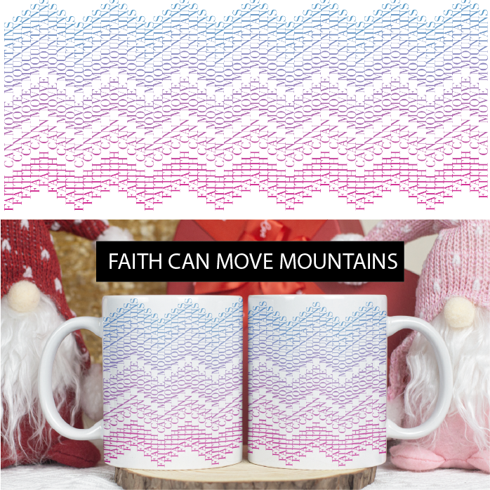 Custom ceramic mug for lovers of God - Free shipping