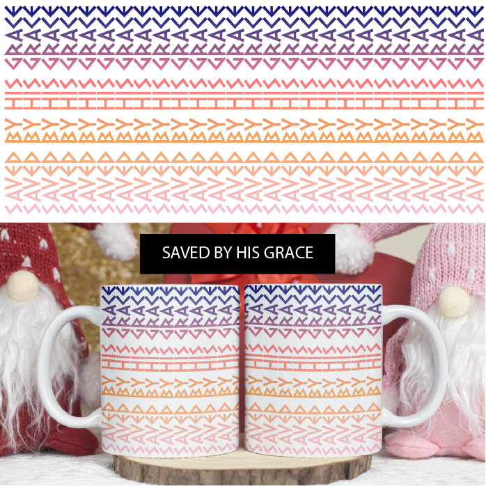 Custom ceramic mug for lovers of God - Free shipping