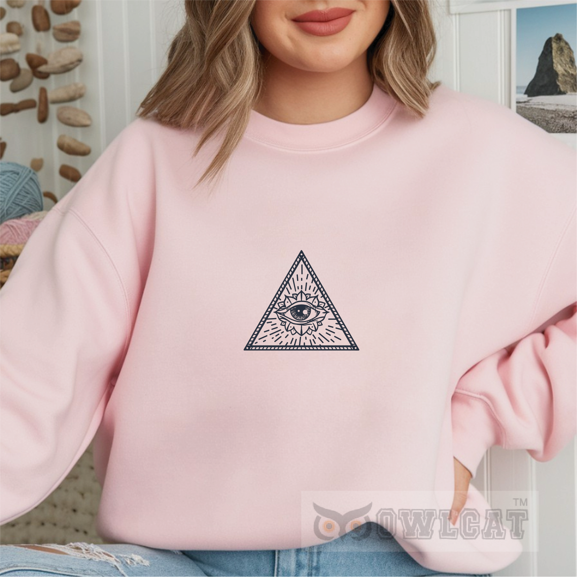 Unisex Crew-neck Sweatshirt vintage (Made in US)