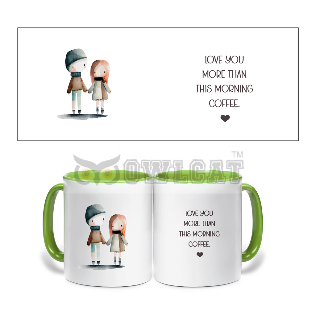 Couple Cute - Ceramic Mug Custom - Free shipping