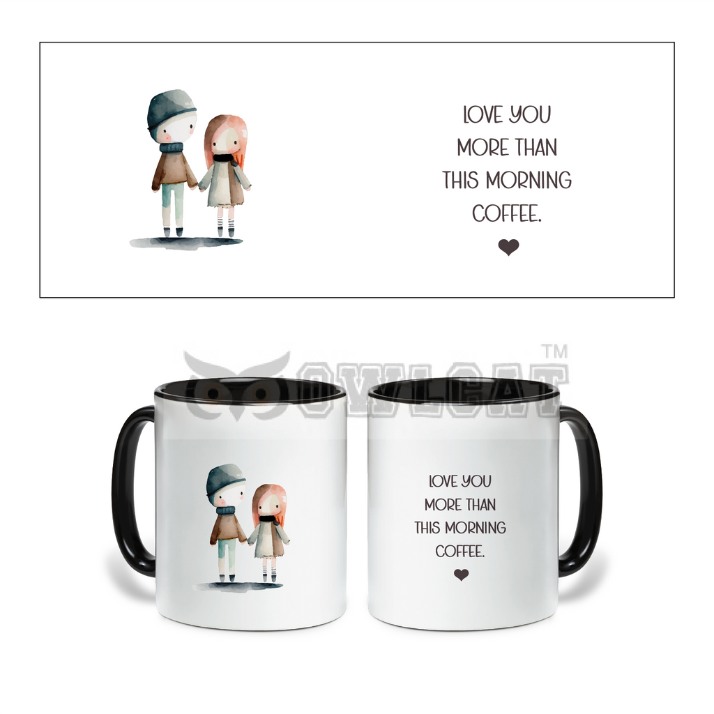 Couple Cute - Ceramic Mug Custom - Free shipping