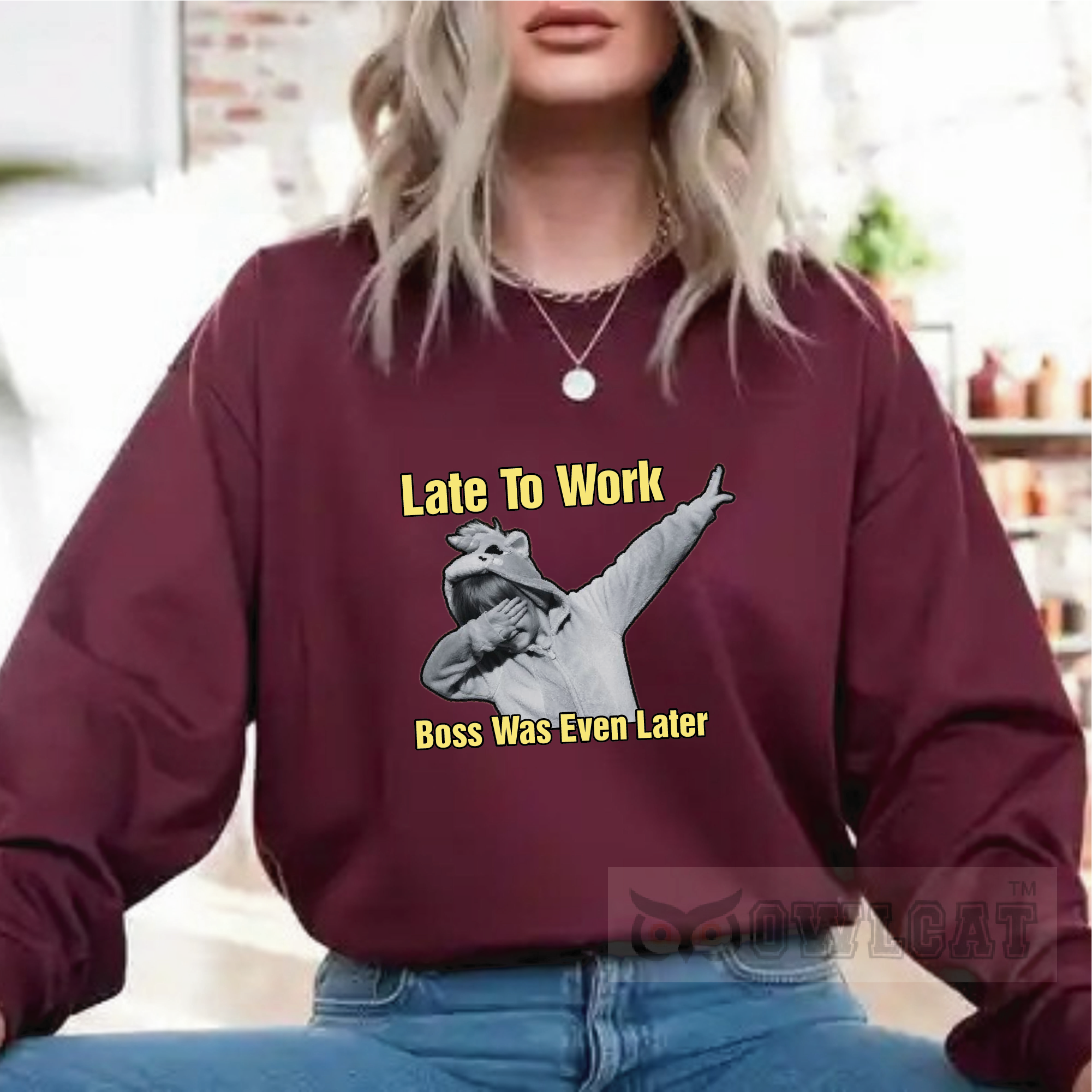 Unisex Crew-neck Sweatshirt Funny (Made in US)