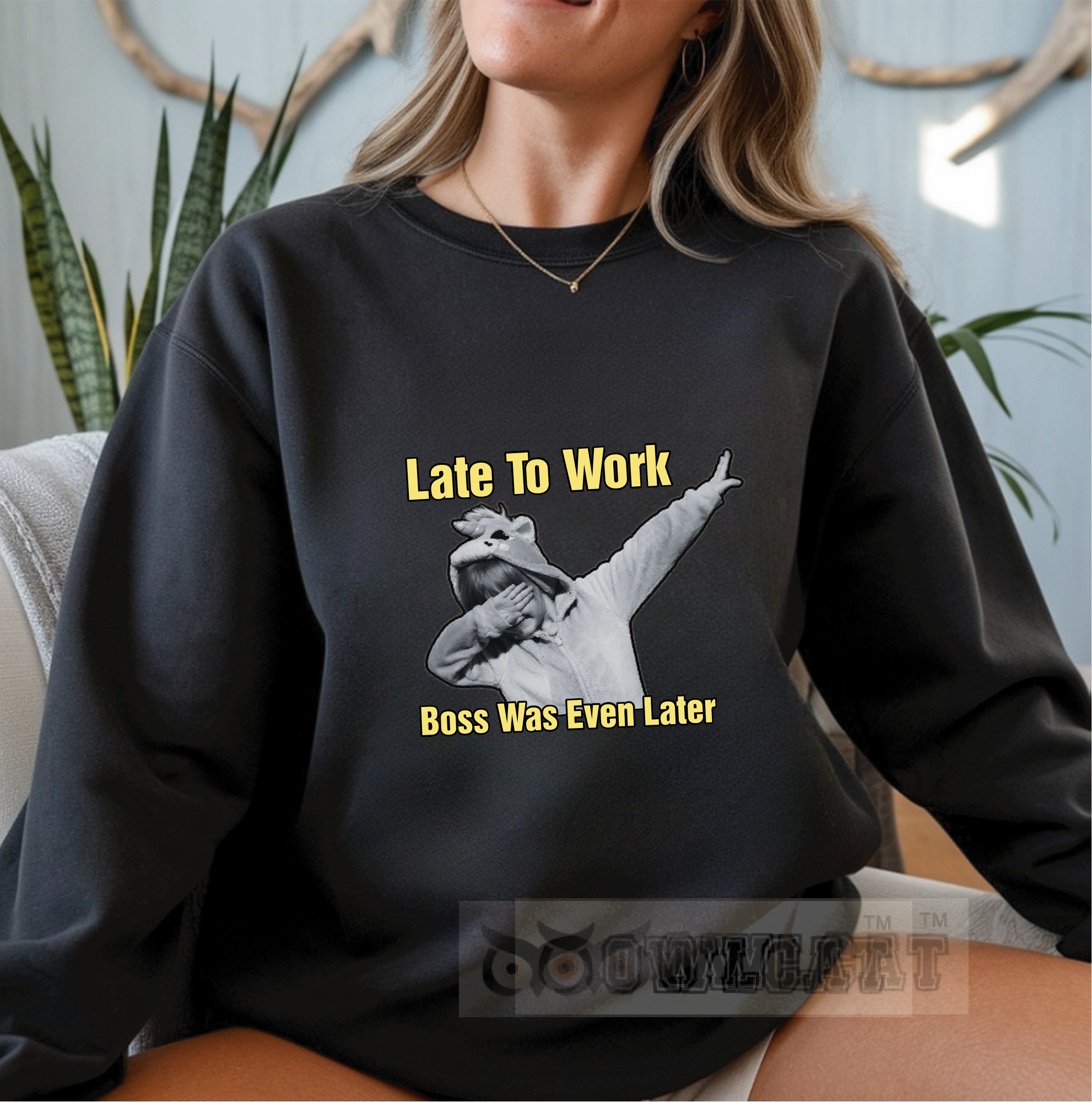 Unisex Crew-neck Sweatshirt Funny (Made in US)