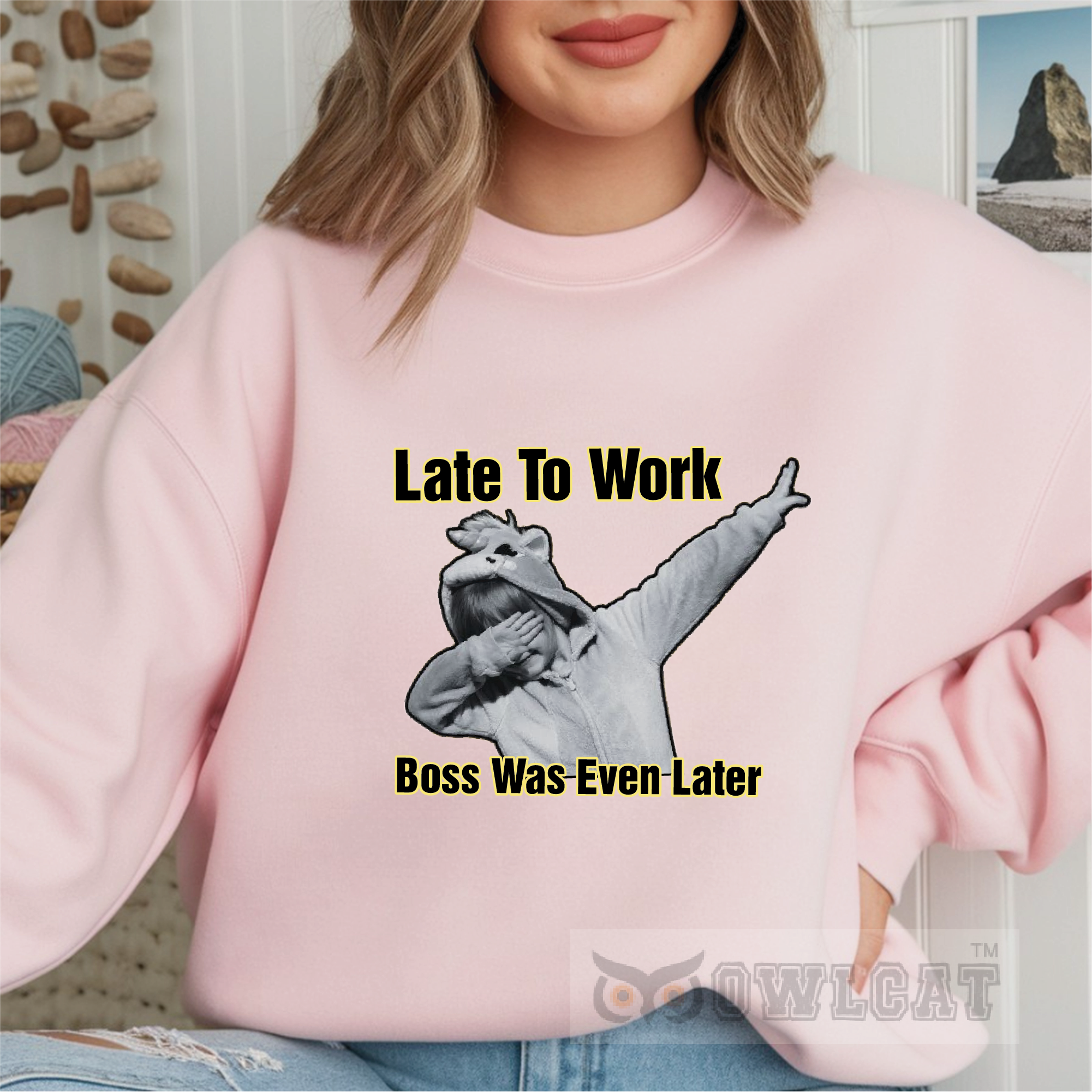 Unisex Crew-neck Sweatshirt Funny (Made in US)