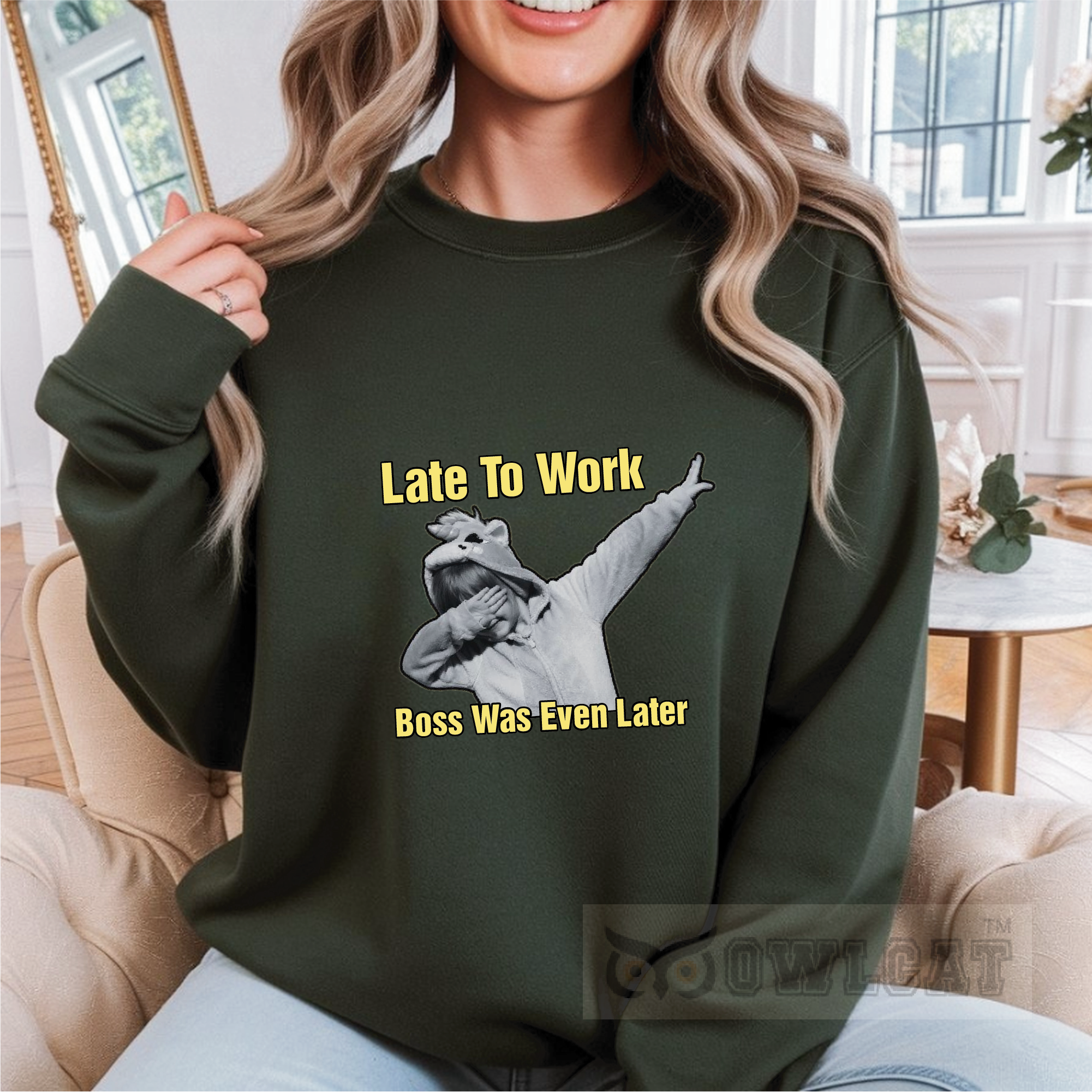 Unisex Crew-neck Sweatshirt Funny (Made in US)