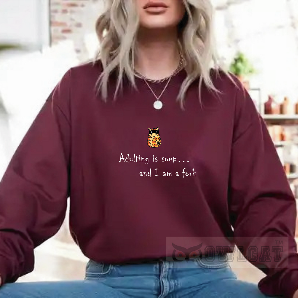 Unisex Crew-neck Sweatshirt Funny (Made in US)