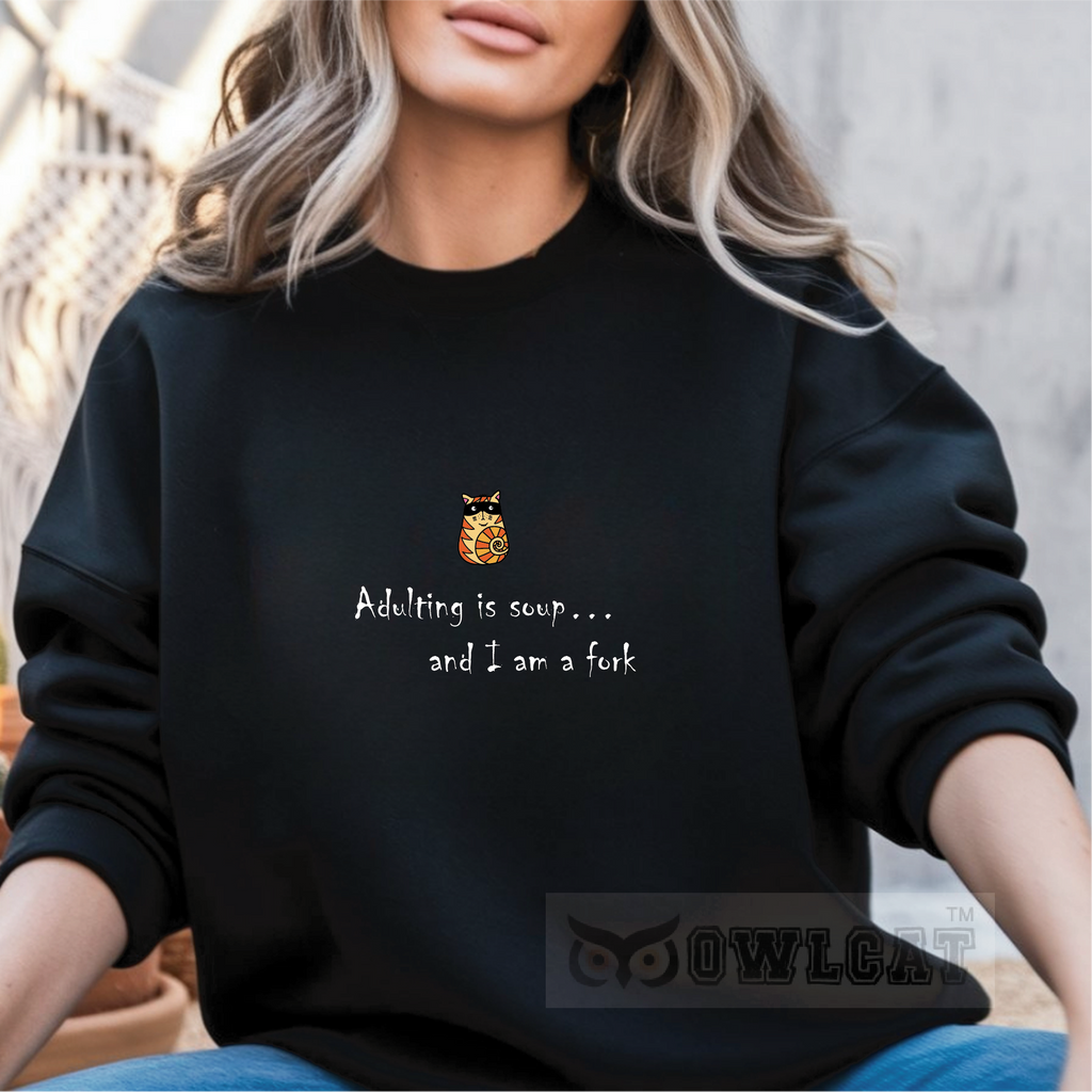 Unisex Crew-neck Sweatshirt Funny (Made in US)