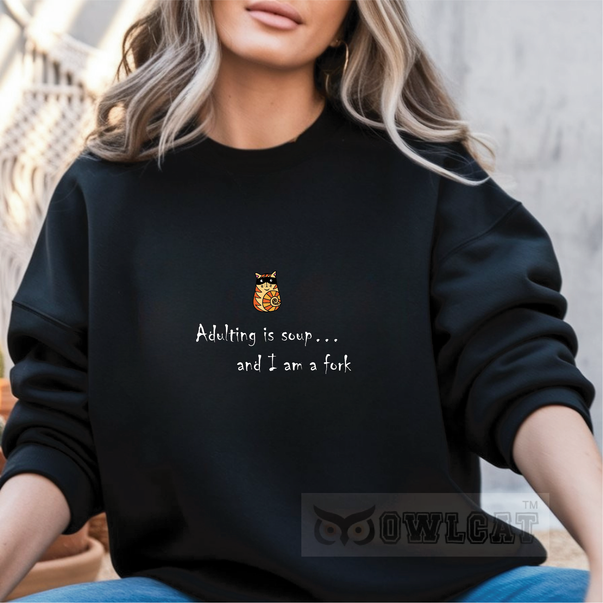 Unisex Crew-neck Sweatshirt Funny (Made in US)