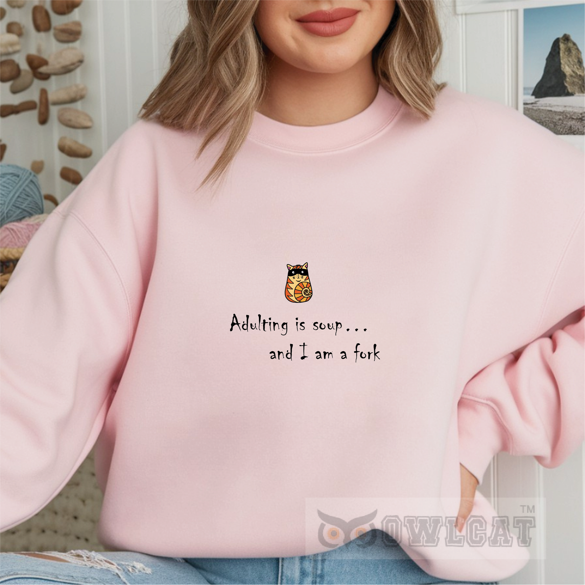 Unisex Crew-neck Sweatshirt Funny (Made in US)