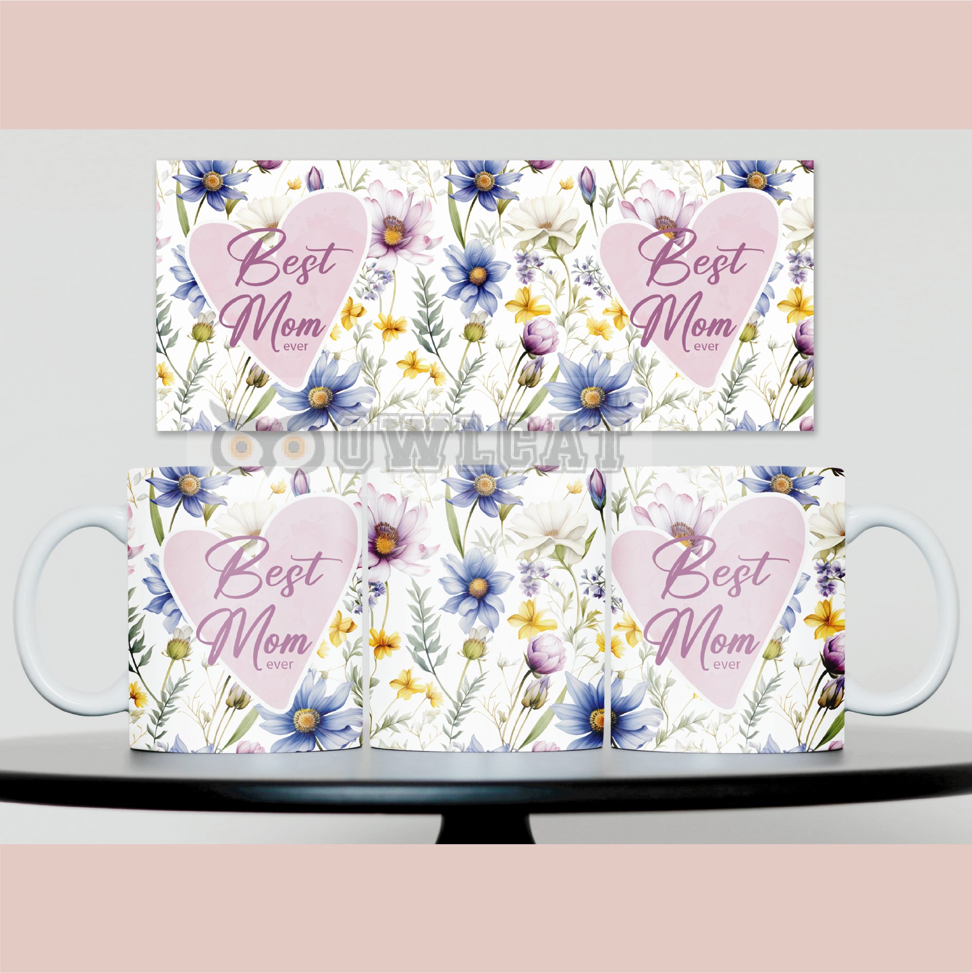 Custom ceramic mug for mom - Free shipping