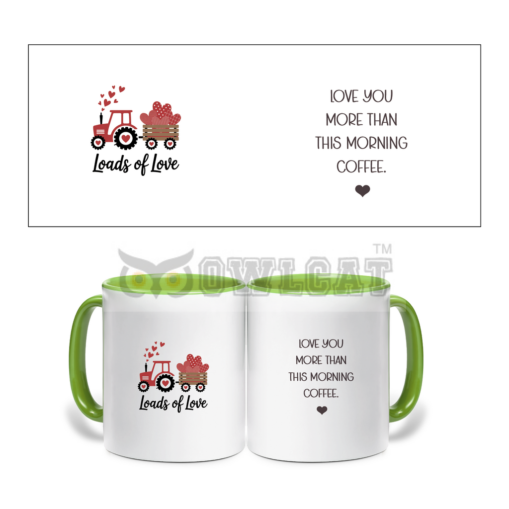 Loads of love - Ceramic Mug Custom - Free shipping