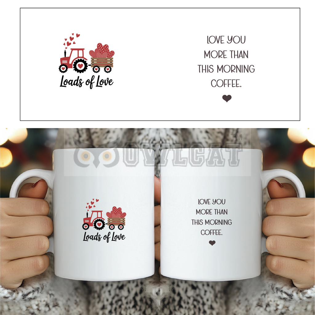 Loads of love - Ceramic Mug Custom - Free shipping