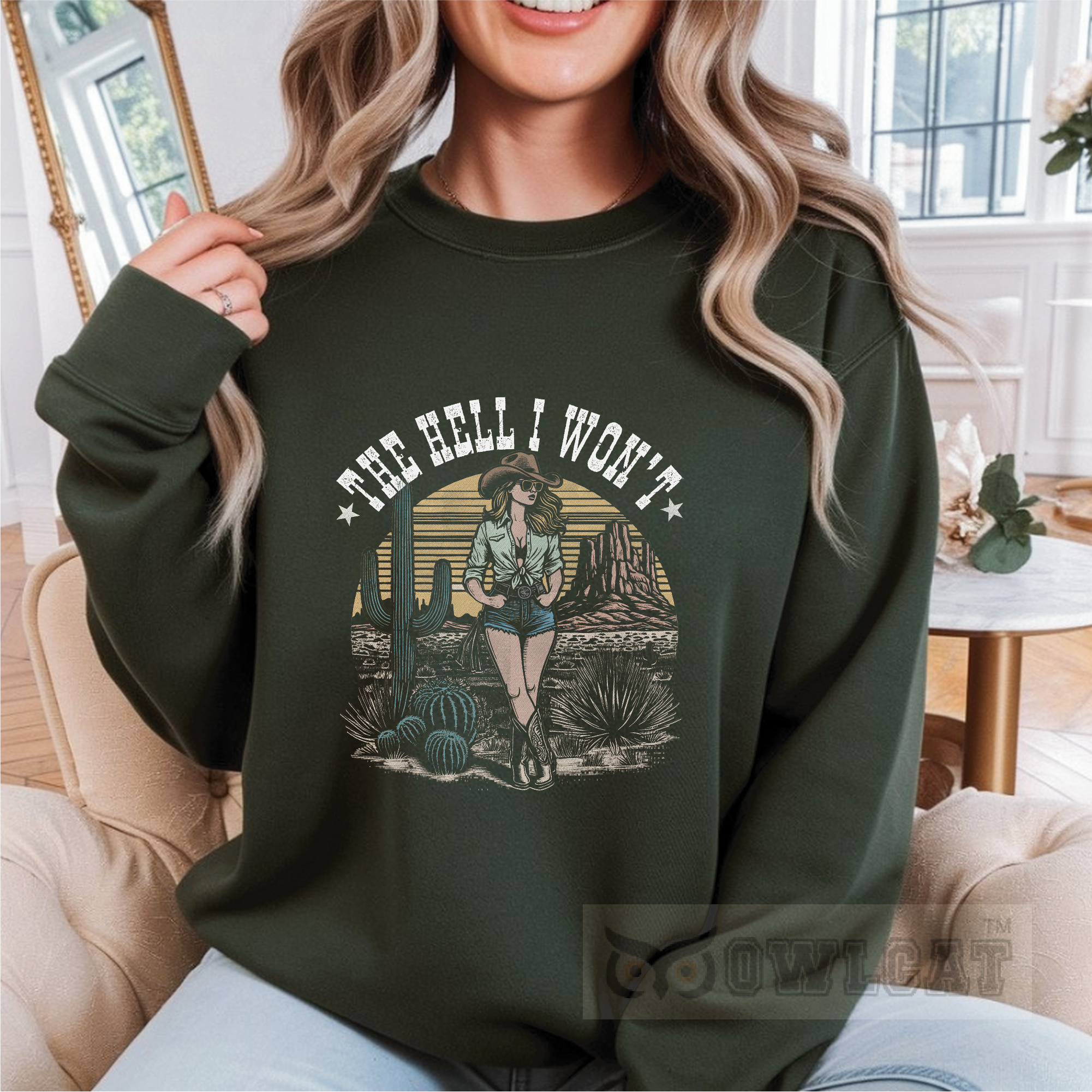 Unisex Crew-neck Sweatshirt vintage (Made in US)