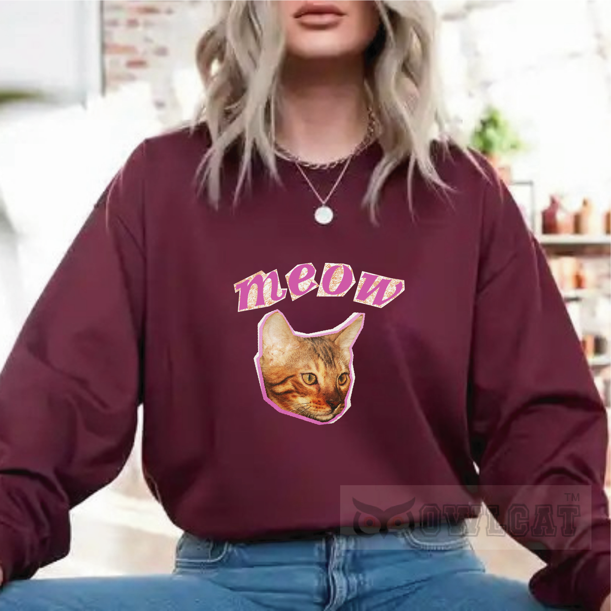 Unisex Crew-neck Sweatshirt Pet (Made in US)