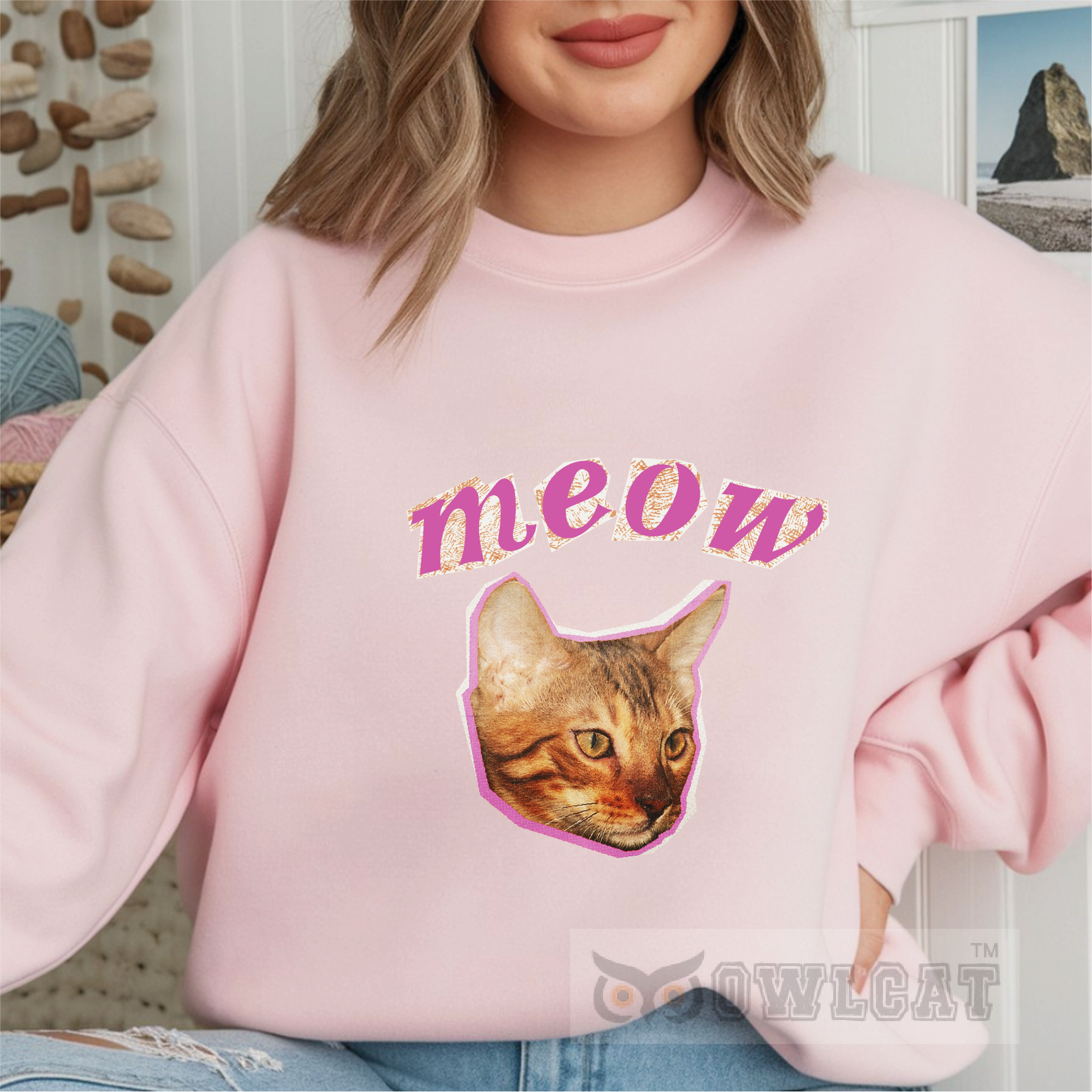 Unisex Crew-neck Sweatshirt Pet (Made in US)