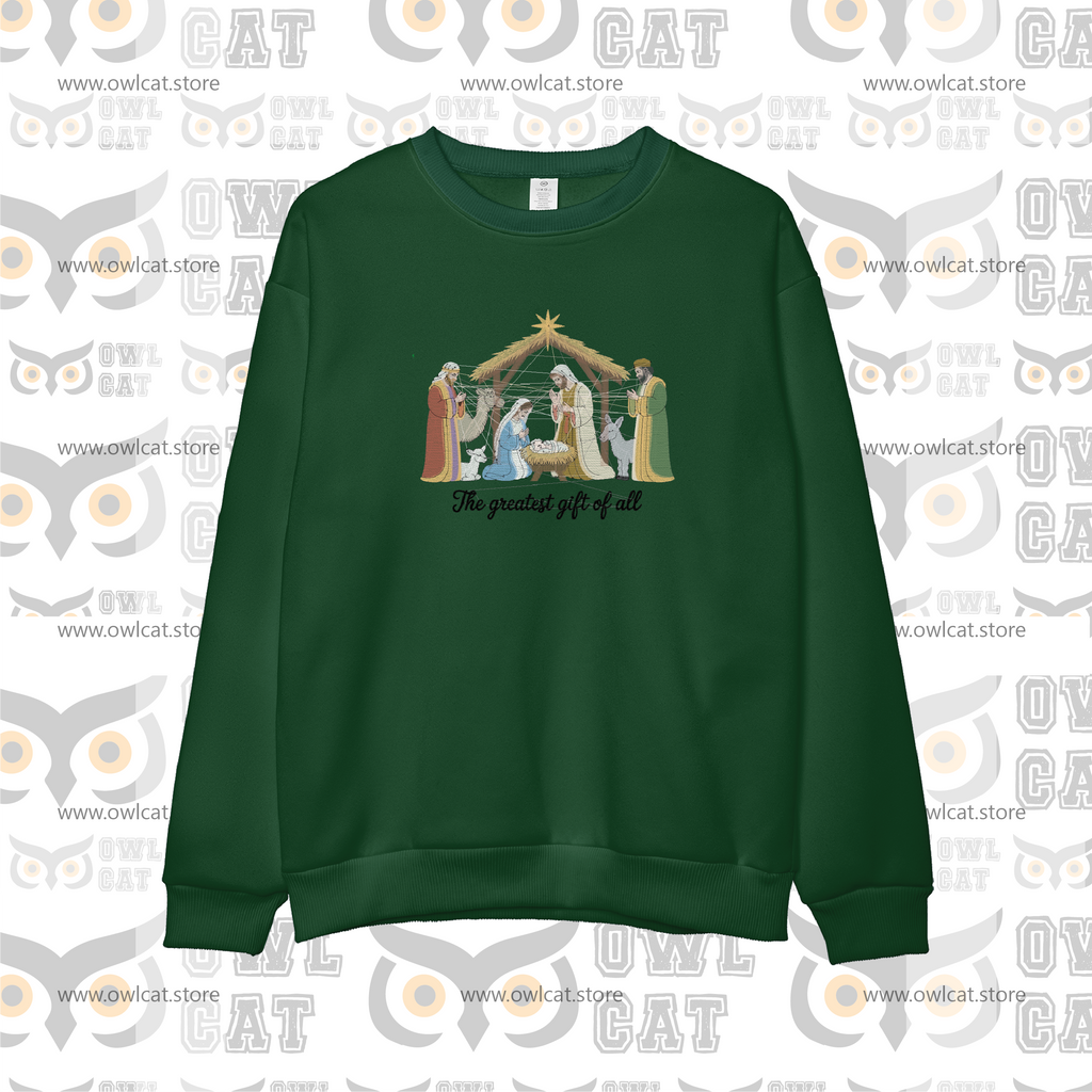 Embroidered Unisex Sweatshirt EU (free shipping)