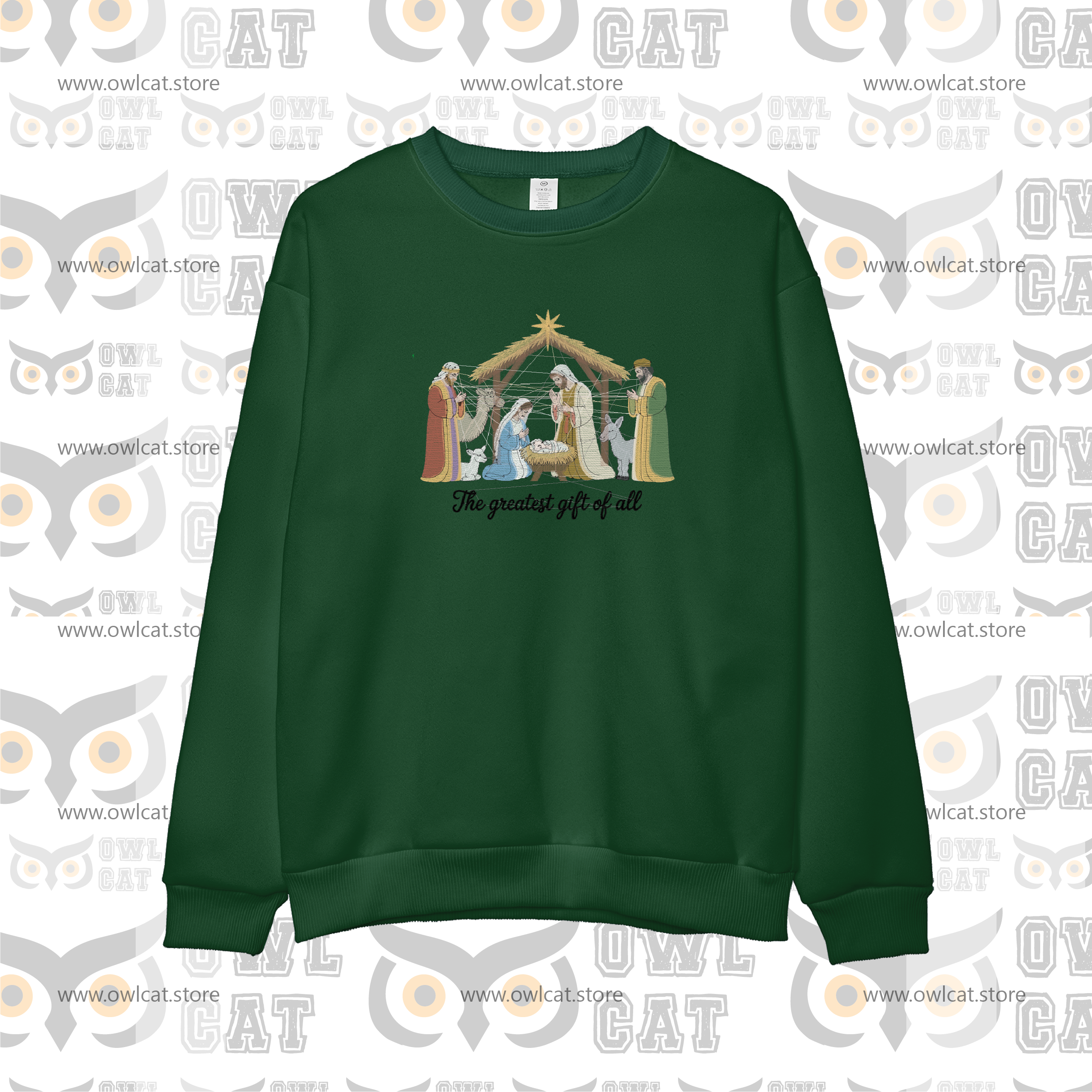 Embroidered Unisex Sweatshirt EU (free shipping)