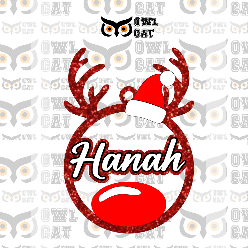 Glitter Wood Ornament (Free shipping)