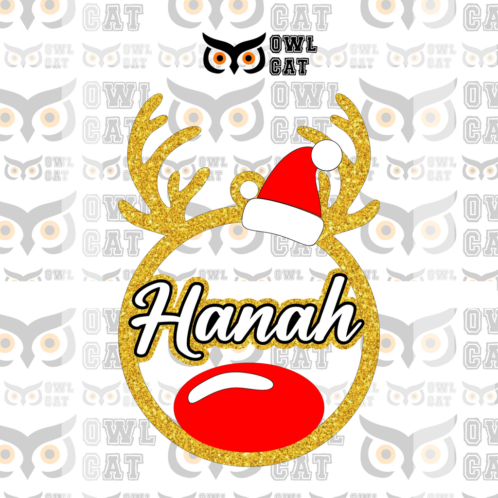 Glitter Wood Ornament (Free shipping)