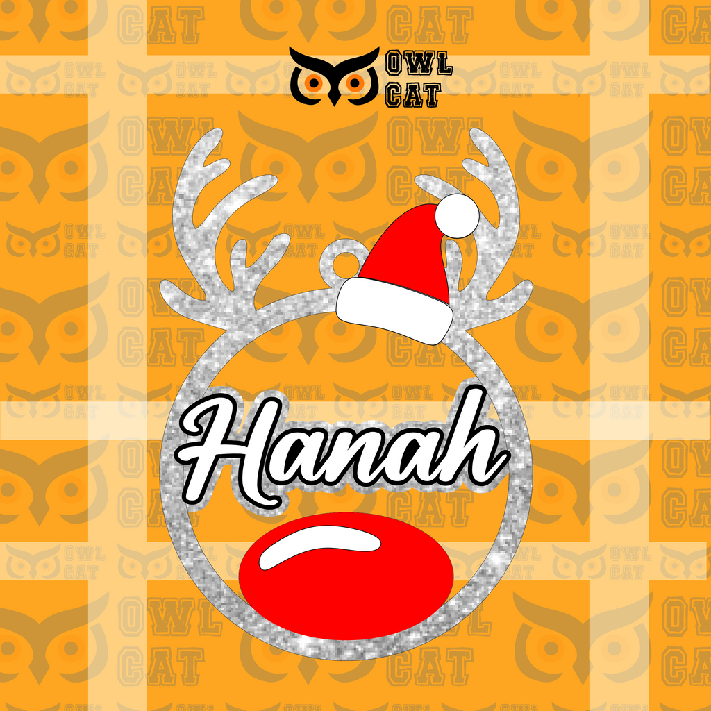 Glitter Wood Ornament (Free shipping)