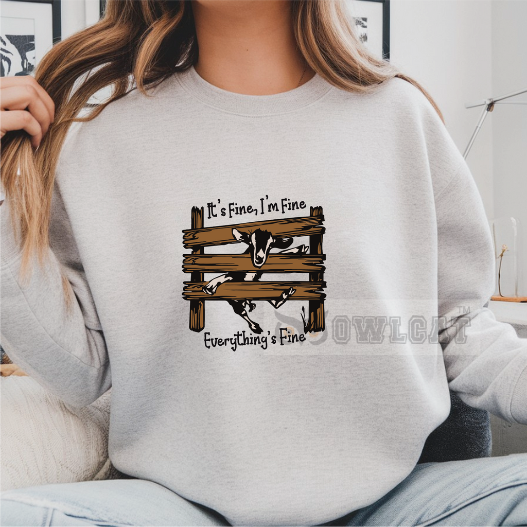 Unisex Crew-neck Sweatshirt Funny (Made in US)