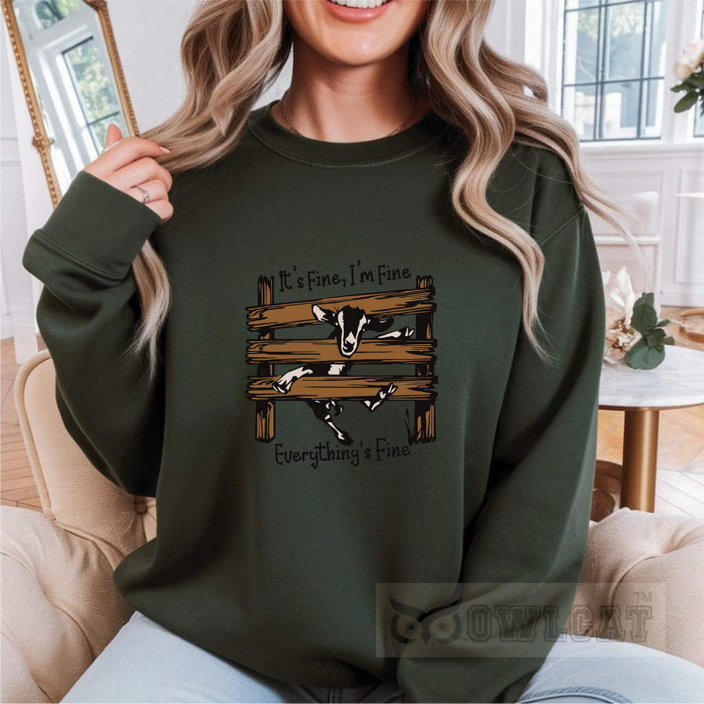 Unisex Crew-neck Sweatshirt Funny (Made in US)