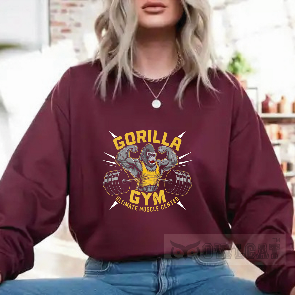 Unisex Crew-neck Sweatshirt Gym vintage (Made in US)