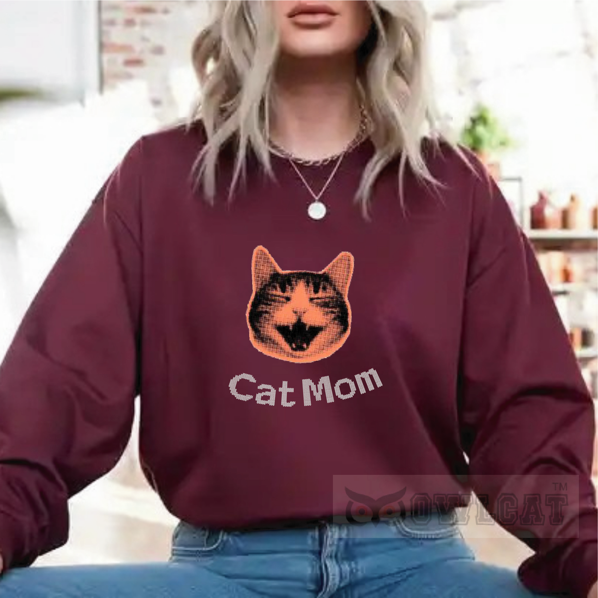 Unisex Crew-neck Sweatshirt Pet (Made in US)