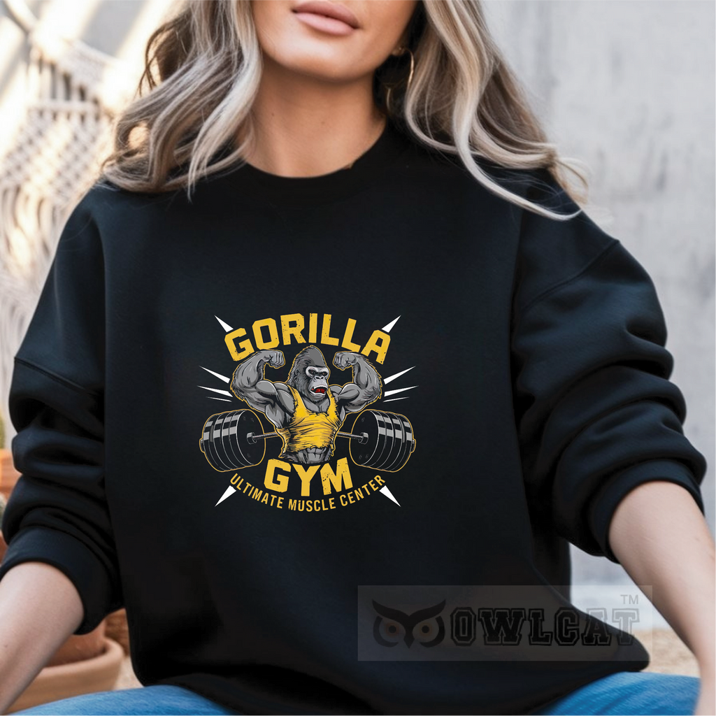 Unisex Crew-neck Sweatshirt Gym vintage (Made in US)