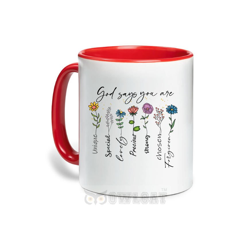 Custom ceramic mug for lovers of God - Free shipping