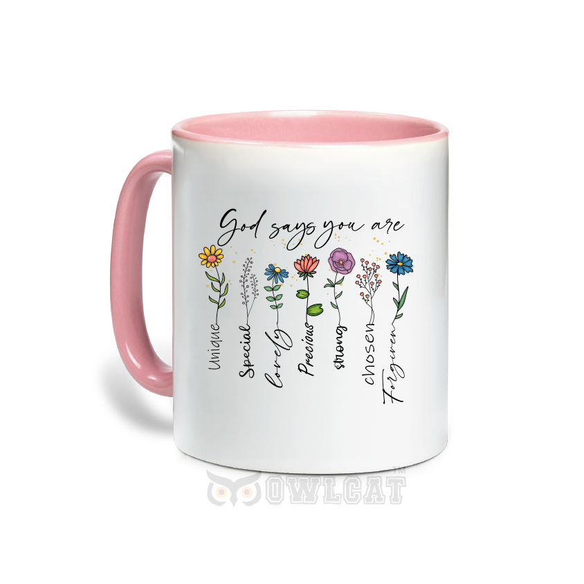 Custom ceramic mug for lovers of God - Free shipping