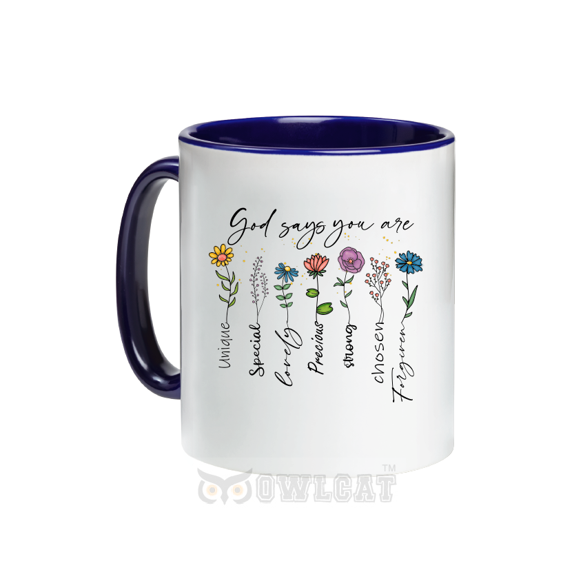 Custom ceramic mug for lovers of God - Free shipping