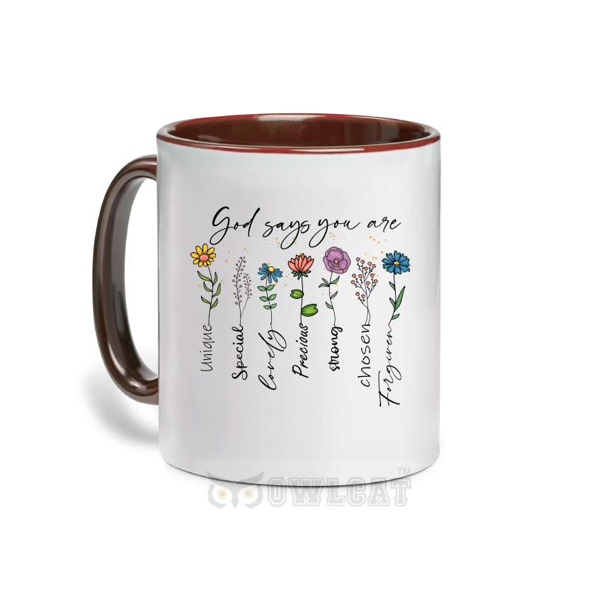 Custom ceramic mug for lovers of God - Free shipping