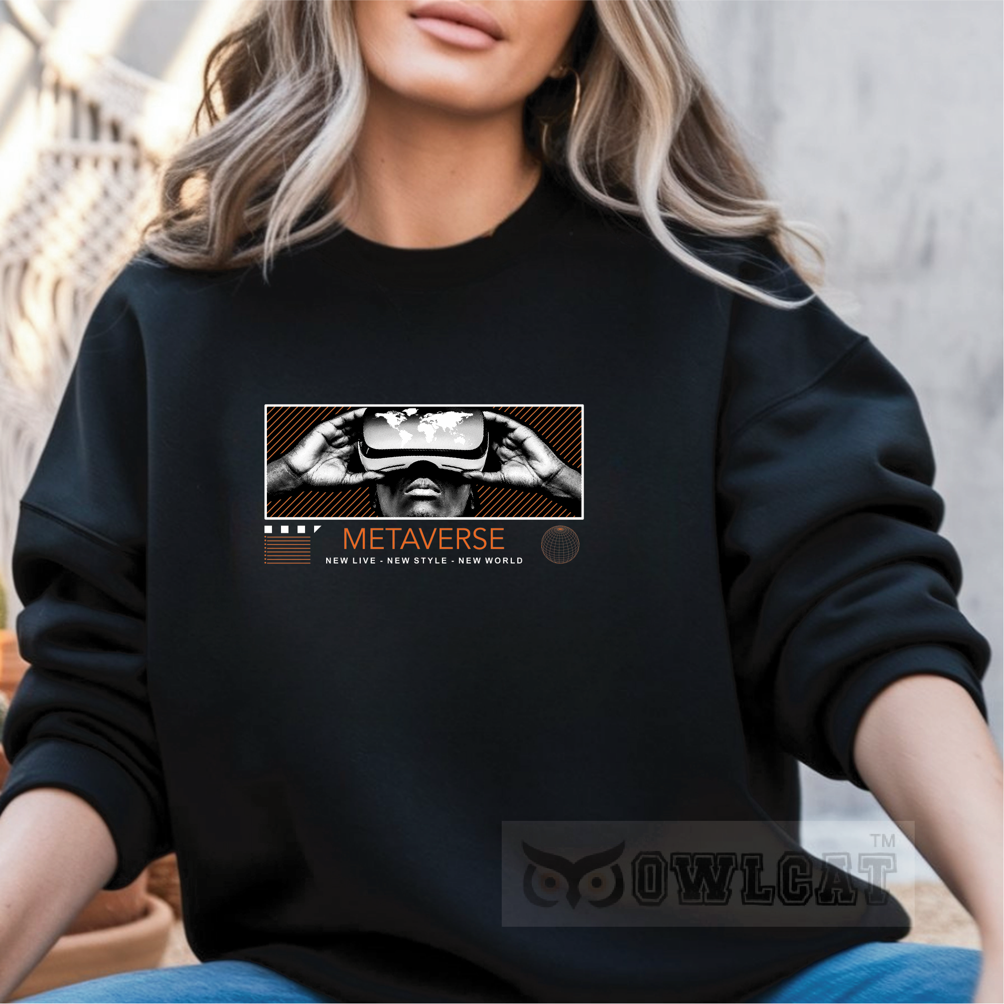 Unisex Crew-neck Sweatshirt vintage (Made in US)